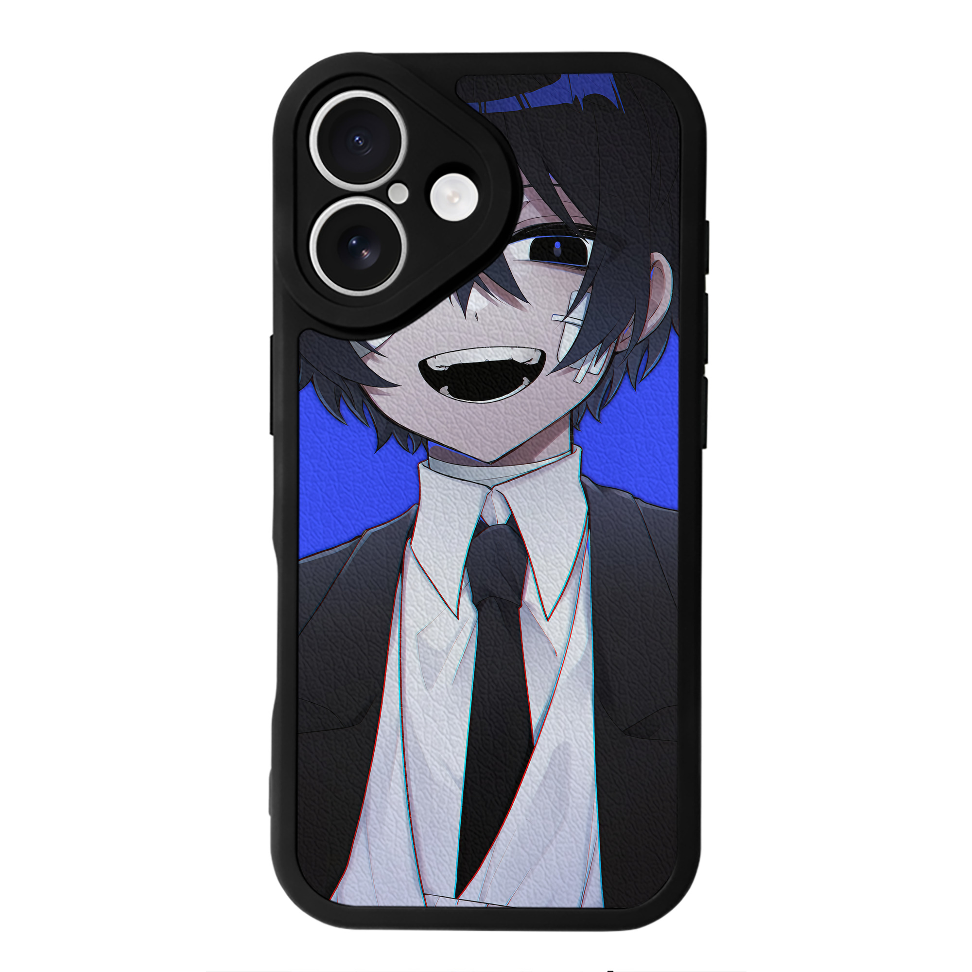 （画像用） 文豪ストレイドッグス Bungo Stray Dogs 【iPhone 16シリーズ対応】シリコンスマホケース（レザー調） 材質：シリコン